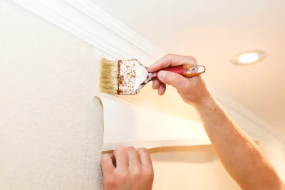 Pose de papier peint à Fay — revêtements muraux et toiles de verre